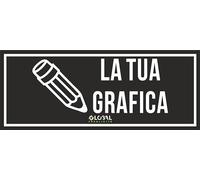 GLOBAL CARTELLO UNI PER DECORAZIONE, PUNTO VENDITA, PROMOZIONALE - CON GRAFICA PERSONALIZZATA - Adesivo Resistente, Pannello in Forex, Alluminio, Polionda, Plexiglass (Alluminio, 60x25 cm)