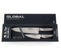 Global Coltello da Cucina 20cm Lama + Putzmesser 11cm IN Scatola Regalo G-201