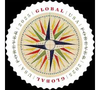Global Forever internazionale U.S. Foglio di 10 francobolli
