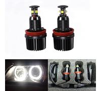Global Fortune H8 40W LED Fari Angel Eyes per auto Kit di conversione alogeno CanBus nessun errore Luci di posizione CREE 6000K Xenon bianco