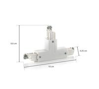 GLOBAL Giunto a T Noa conduttore interno destra, bianco 208-19170393