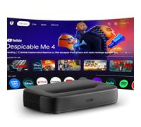 [Global Google TV] WUPRO Cinema G3 Mini Projectore UST a Triplo Laser, 600 ANSI Lumen, Autofocus 1080P, per Home Cinema ed Esterno (Black)