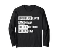 Global Harmony Advocate del Movimento Mondiale per la Pace Maglia a Manica