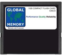 GLOBAL MEMORY 1 GB Compact Flash Scheda Memoria per Cisco Catalyst 6500 Serie interruttori & 7600 Serie routers 720 RSP (Mem-c6 K-cptfl1g)