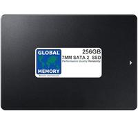 GLOBAL MEMORY 256 GB 7 MM 2,5" SATA 2 SSD SSD per computer portatili/DESKTOP PC/server/workstation e schede madri