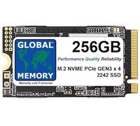 GLOBAL MEMORY 256GB M.2 2242 PCIe Gen3 x4 NVMe Unità a stato solido (SSD) per computer portatili/DESKTOP PC/SERVER/STAZIONI DI LAVORO/SCHEDE MADRI