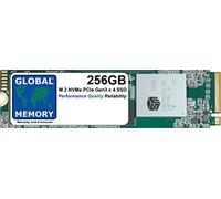 GLOBAL MEMORY 256GB M.2 2280 PCIe Gen3 x4 NVMe Unità a stato solido (SSD) per computer portatili/DESKTOP PC/SERVER/STAZIONI DI LAVORO/SCHEDE MADRI