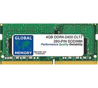 GLOBAL MEMORY Memoria RAM da 4 GB DDR4 2400 MHz PC4-19200 260 Pin SODIMM Compatibile con Intel 27" Retina 5K iMac (2017)