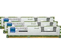 Global Memory Ram Kit memoria DDR3 1066/1333MHz PC3-10600 240-PIN ECC registrata DIMM (RDIMM) per server/workstation/schede madri (12 Rank Kit Non-Chipkill)