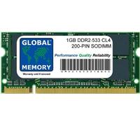 Global Memory Ram - Memoria RAM DDR2 533 MHz PC2-4200 200 PIN SODIMM per Powerbook G4 (versione DR2)