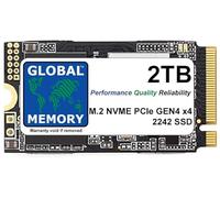 GLOBAL MEMORY Unità SSD M.2 2242 PCIe Gen4 x4 NVMe da 2 TB per computer portatili/PC desktop/server/workstation/schede madri