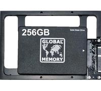 GLOBAL MEMORY Unità SSD SATA 2 da 256 GB, 7 mm, 3,5", per Mac Pro (2006-2008)