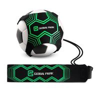 Global Park Set di allenamento per calcio con cintura e corda: Kick Trainer per bambini e ragazzi di età 8-12 anni per allenamento in solitaria a casa (Verde)
