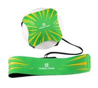 Global Park Trainer da Calcio Attrezzatura Banda Elastica per L’Allenamento Individuale con Cintura Regolabile per Bambini Adulti (Verde)