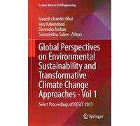 Global Perspectives on Environmental Sustainability and Transformative Climate Change Approaches: Select Proceedings of Icescc 2023 (1)