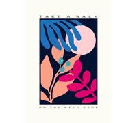 GLOBAL POSTER CON CORNICE - TAKE A WALK ON THE WILD SIDE (20X31 CM, BIANCA)