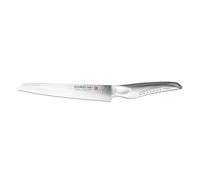 Global SAI Range Premium - Coltello da pane seghettato, 17 cm, in acciaio inox CROMOVA 18