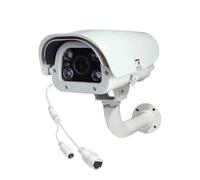 GLOBAL SECURITY Telecamera Lettura Targa 5 Mpx LPR Poe o Poe con alimentazione da 2,8mm-12mm o 6mm-22mm per Controllo degli accessi, Sicurezza pubblica e controllo territorio (POE 6-22mm)