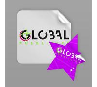 Global - STICKER IN VINILE CLASSICO CON STAMPA PERSONALIZZATA - Extra resistente