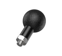 Global - Supporto per testa sferica per fotocamera, con foro per vite da 6,35 mm e piccolo accordo che evidenzia una rotazione completa per un angolo liscio e adatto ai viaggi