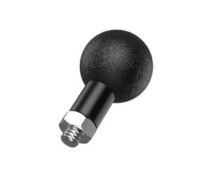 Global - Supporto per testa sferica per fotocamera, con foro per vite da 6,35 mm e piccolo accordo che evidenzia una rotazione completa per un angolo liscio e adatto ai viaggi