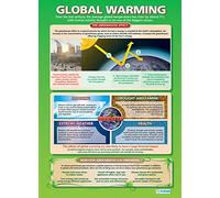 Global Warming | Poster geografico | Carta lucida laminata misura 850 mm x 594 mm (A1) | Poster Geografia Classroom | Schede educative by Daydream Education