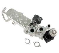 Globalautoparts Valvola EGR con raffreddamento per Caddy Golf A3 TT Q3,1.6TDI,2.0TDI, 03L131512AP, 03L131512BB, 03L131512BJ, 03L131512DQ, 03L131512CF, 03L131512CH, 03L131512BL, 03L131512N, 03L131512AT