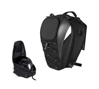 GLOBALHUT Borsa Gambe per Moto con Rete Elastica 500g Borsa Gambe per Moto | Strisce riflettenti, sicurezza notturna, per nebbia, design lucido, viaggio sicuro
