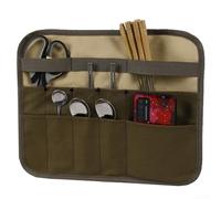 GLOBALHUT Borsa portautensili da campeggio, in tela, multi tasca, impermeabile, portatile, per barbecue, per cucinare all'aperto, picnic, viaggi in camper, Come da immagine