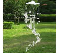 GLOBALHUT Scacciapensieri a vento con fata degli angeli, ornamento da giardino per interni ed esterni, per casa, giardino, cortile, decorazione da appendere come regalo, MAZPIC67OAENCI38F5CE59T