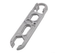 GLOBALHUT Set di chiavi per rubinetto 16 in 1 da 18 cm in lega di alluminio | 16 bussole integrate, gamma da 6 a 46 mm, rimozione dell'aeratore, estrazione della cartuccia, riparazione del rubinetto