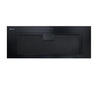 GLOBALO Cappa aspirante, cappa da incasso per cucina, senza illuminazione 60 cm, larghezza di installazione, 3 livelli di potenza, Melavio 60.1 Black [Classe di efficienza energetica C]