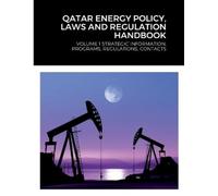 Globalproinfousa Editori Qatar Energy Policy, Laws and Regulation H (Tascabile)