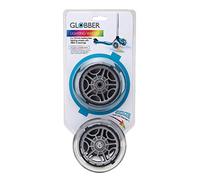 Globber 2 Roues Lumineuses LED 121mm, 2 Ruote Luminose 121 mm Giovani Unisex, Trasparente