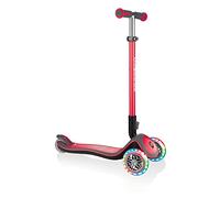 Globber Elite Deluxe Lights Light Up 3-Wheeled Complete Scooter - Ideal for Children 3+
