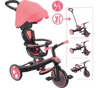 Globber EXPLORER TRIKE 4in1 - Rosa corallo