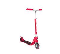 Globber Flow 125 Luci - Monopattino a 2 ruote con luci per bambini e adolescenti di bambini di età superiore ai 5 anni, rosso.
