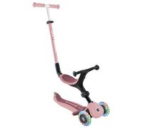 Globber - GO•UP Active Lights - Monopattino a 3 ruote con seduta, per bambini dai 15 mesi ai 6 anni, rosa