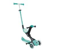 Globber - GO UP Deluxe Lights - Monopattino a 3 ruote con seduta, per bambini dai 15 mesi ai 6 anni, verde menta