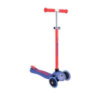 Globber - Monopattino a 3 ruote Primo Plus Lights Neon - Blu marino