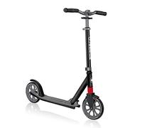 Globber - NL 205 - Monopattino pieghevole a 2 ruote con sospensione anteriore per bambini dagli 8 anni + , Nero - Grigio