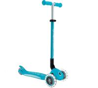 Globber Primo Foldable Plus Light Monopattino 3 ruote Regolabile Led Blu Aqua