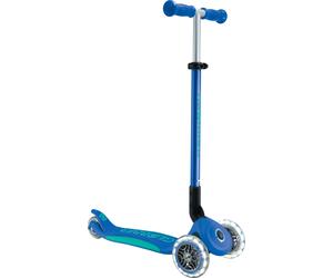 Globber Primo Foldable Plus Lights - Blu-turchese scuro