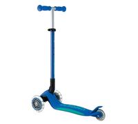 Globber - Primo Foldable Plus Lights - Monopattino a 3 ruote per bambini dai 3 ai 9 anni, blu scuro