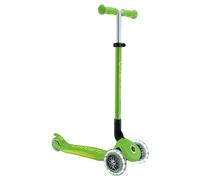 GLOBBER Primo Foldable Plus Lights Roller - Monopattino per bambini dai 3 anni in su, monopattino 120/80 mm, ABEC 5, 3 ruote con ruote LED, regolabile in altezza