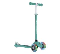 Globber - Primo Lights - Monopattino a 3 ruote per bambini dai 3 ai 7 anni, verde