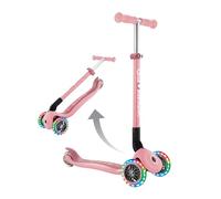 Monopattino Primo Foldable Con Luci - Rosa Pastello