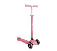 Globber Primo Plus Glow Lights - Monopattino a 3 ruote, luminoso e fluorescente, monopattino dai 3 anni in su, regolabile in altezza
