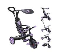 Globber - Triciclo Explorer 4 in 1 - Triciclo evolutivo e drenante per bambini dai 10 mesi ai 5 anni - Versione 1 - Iris