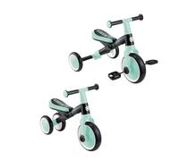 Globber - Triciclo Learning 2 in 1 - Triciclo 1 ° età evolutiva e drenante per bambini da 1 a 3 anni, verde
